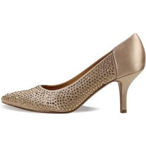 J.Renee Metallic Studded Heels